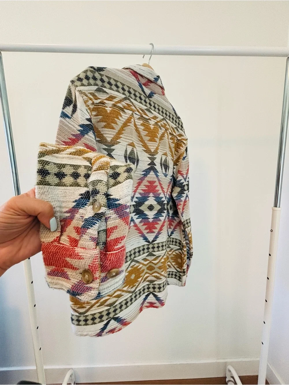Urban Outfitters Aztec Western Shacket | 100% Cotton | Unisex